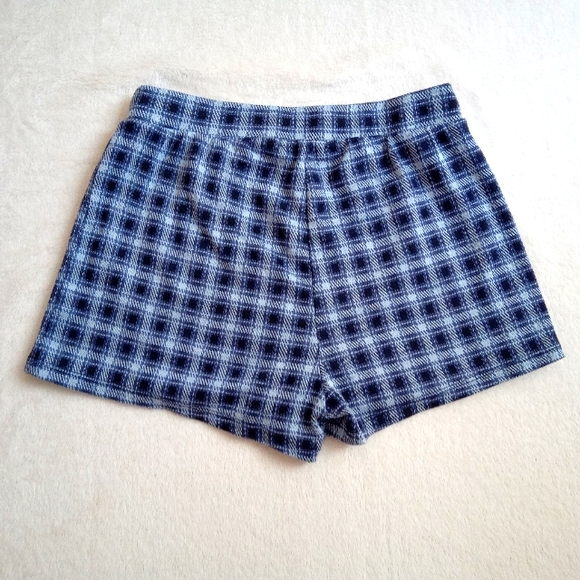 ULTRA FLIRT - NWOT Blue Plaid Skirt Skort w/Button Wrap Detail Shorts Un… - Picture 4 of 8